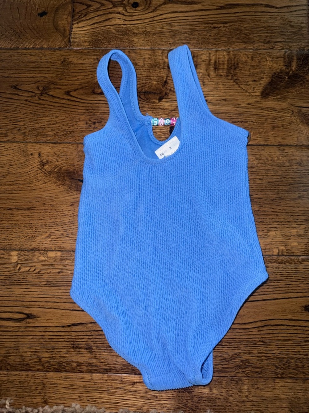 Zara Blue Toddler Swimsuit with Beads Size 2 - Picture 2 of 3